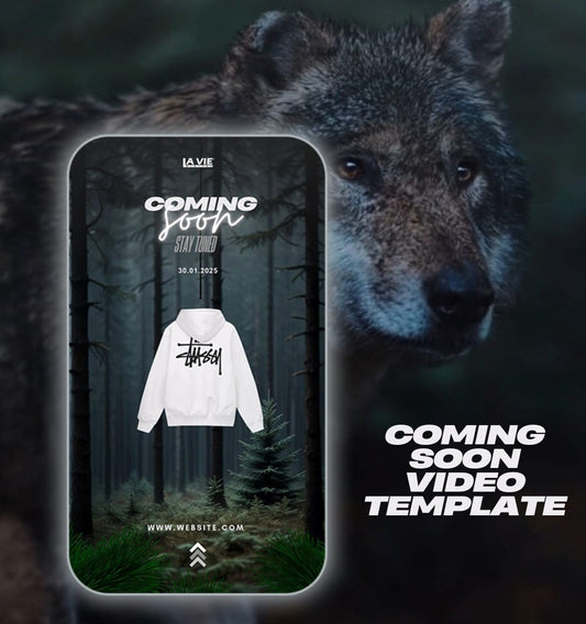 Coming Soon Video Template for Clothing Brand - Canva